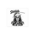 Shhhhh Grim Reaper Kiss-Cut Sticker