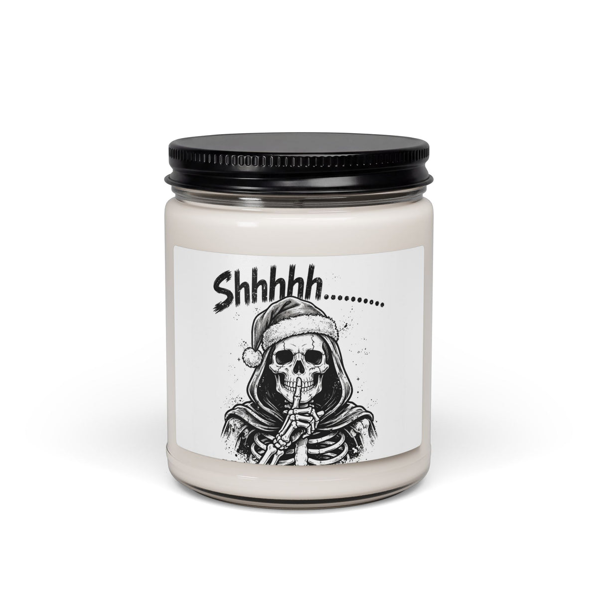Shhhhh Skeleton Soy Candle