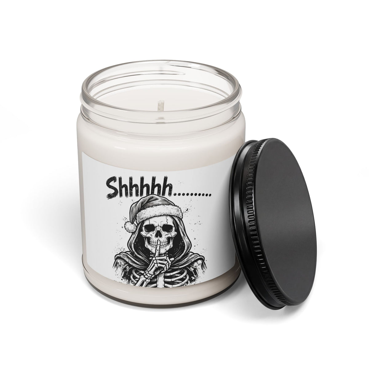 Shhhhh Skeleton Soy Candle