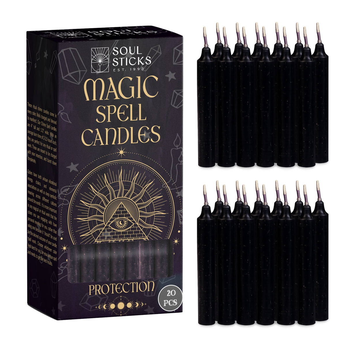 Box of protection spell candles